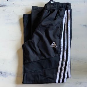Adidas Black & White Jogger Pants 9-10